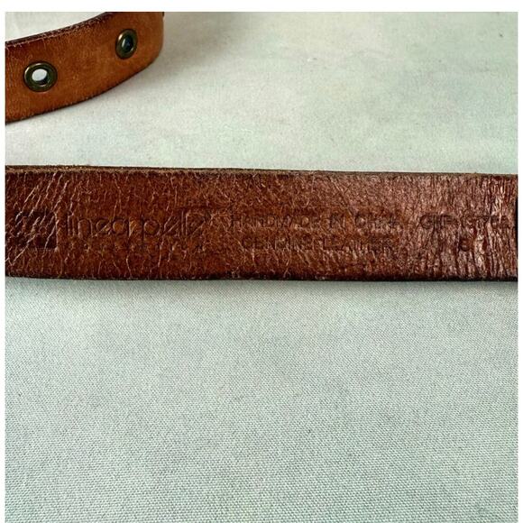 Vintage Rafaella Red Tartan Plaid Worsted Wool Blazer & Leather Linea Pelle Belt - Picture 9 of 9